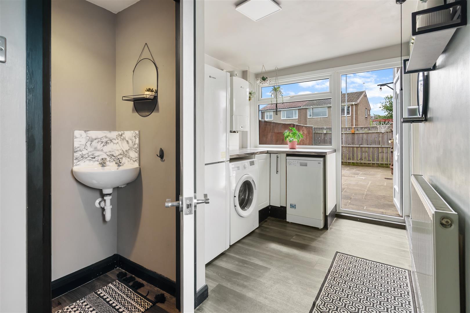 Downstairs WC With View Of Utility